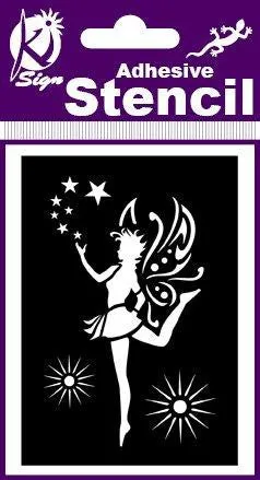 ADHESIVE STENCIL KILL FAIRY  100 X 70MM