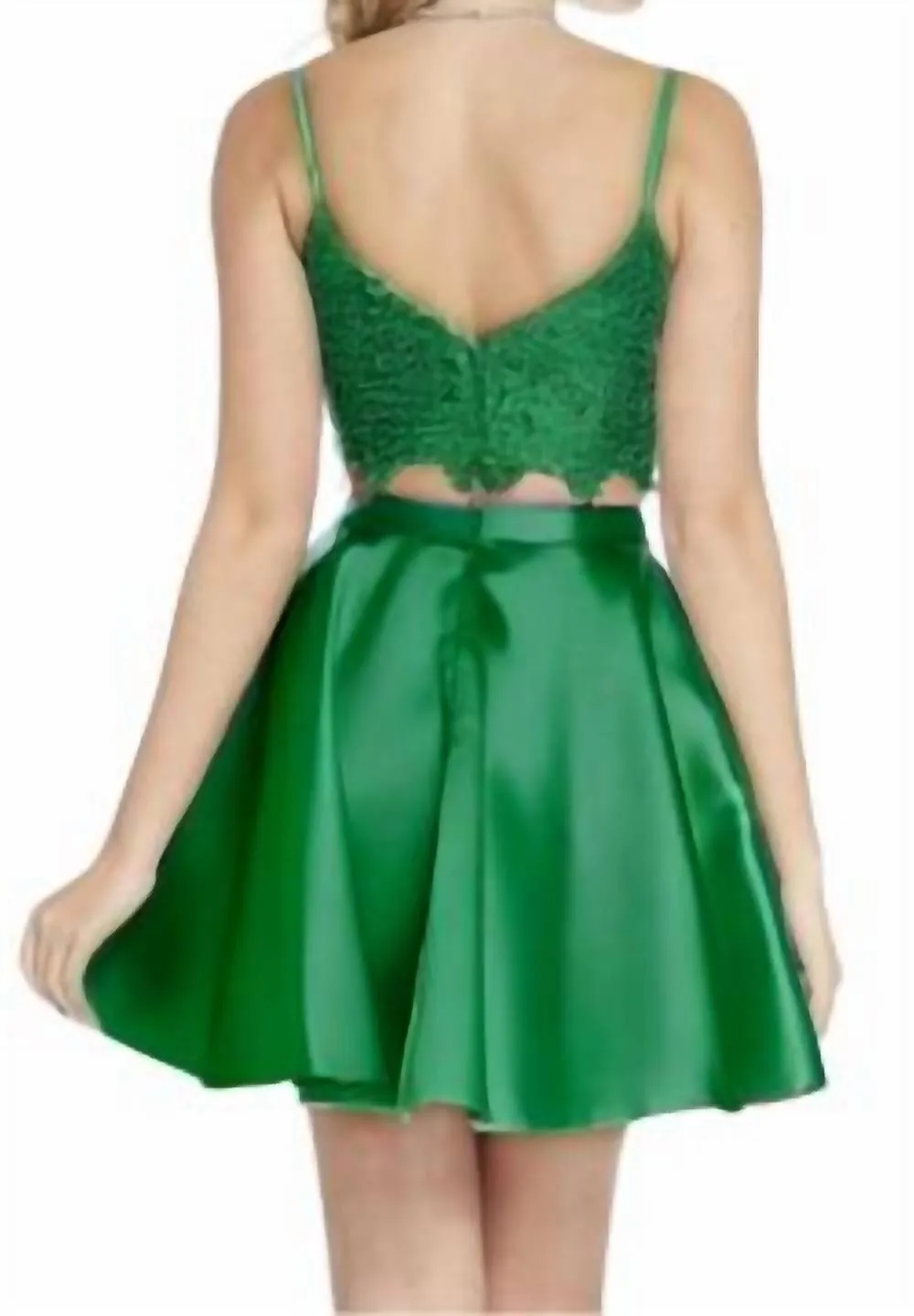 Alyce Paris - 2 Piece Mikado Mini Dress