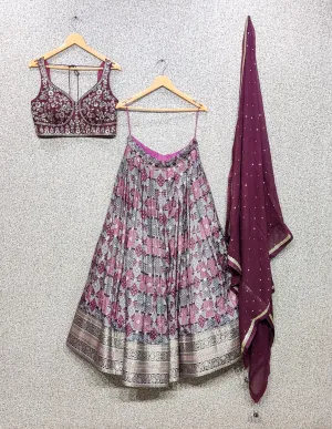 Bridal Designer Wedding Lehenga Choli Dno 1172
