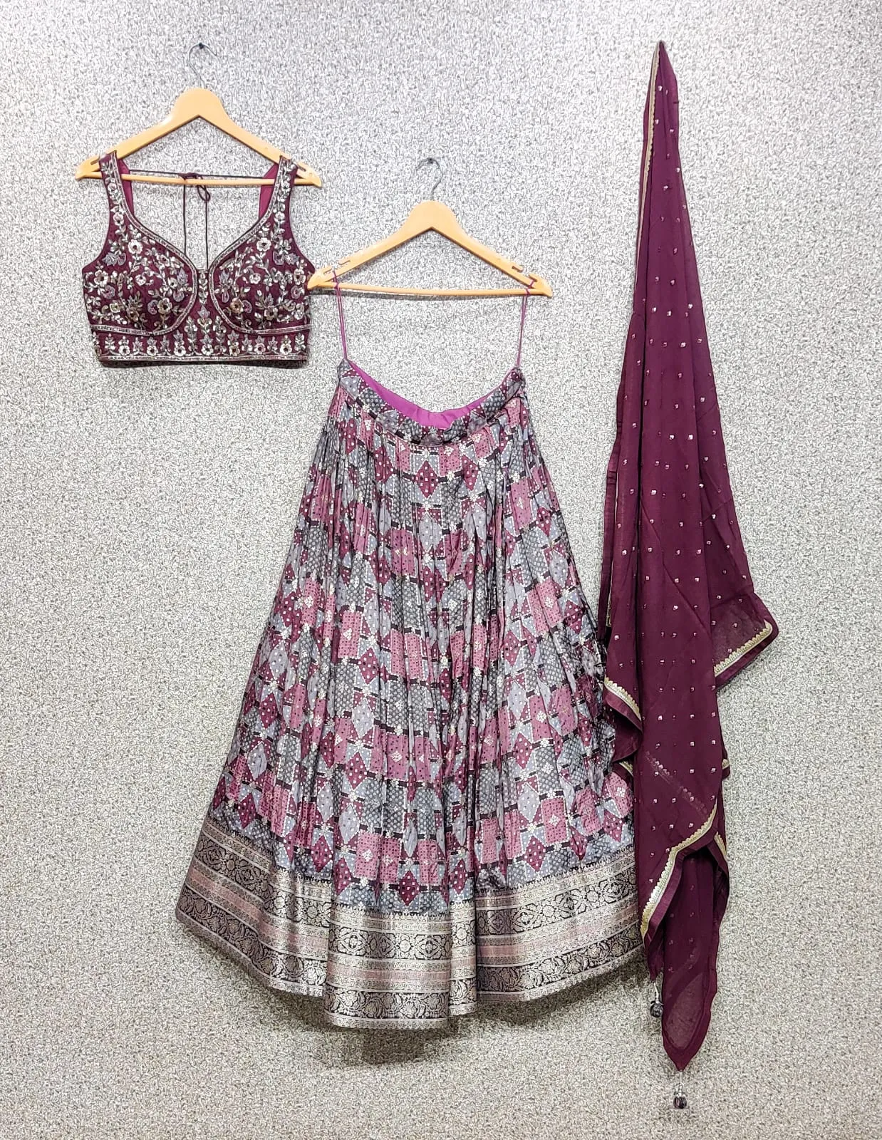 Bridal Designer Wedding Lehenga Choli Dno 1172