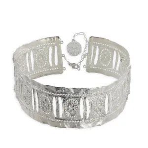 Colette- Lace Choker in Sterling Silver