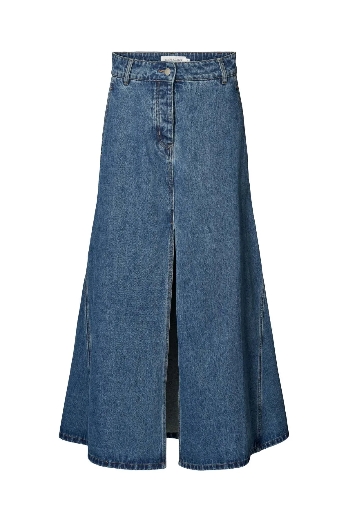 Rabens Saloner Henrike Denim Panelled Washed Indigo